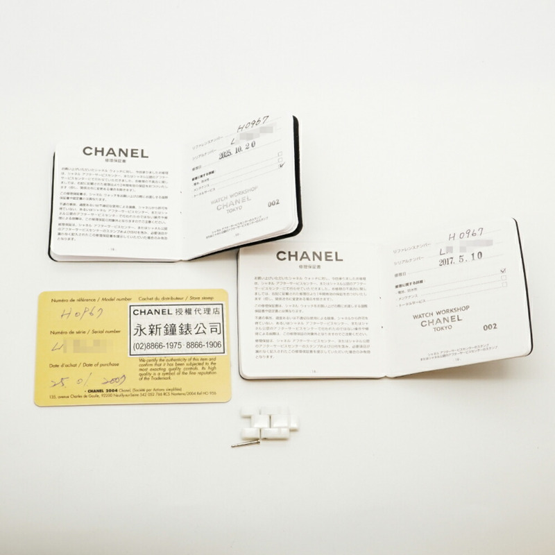 香奈兒 J12 H0967 白色錶盤小姐腕錶-1