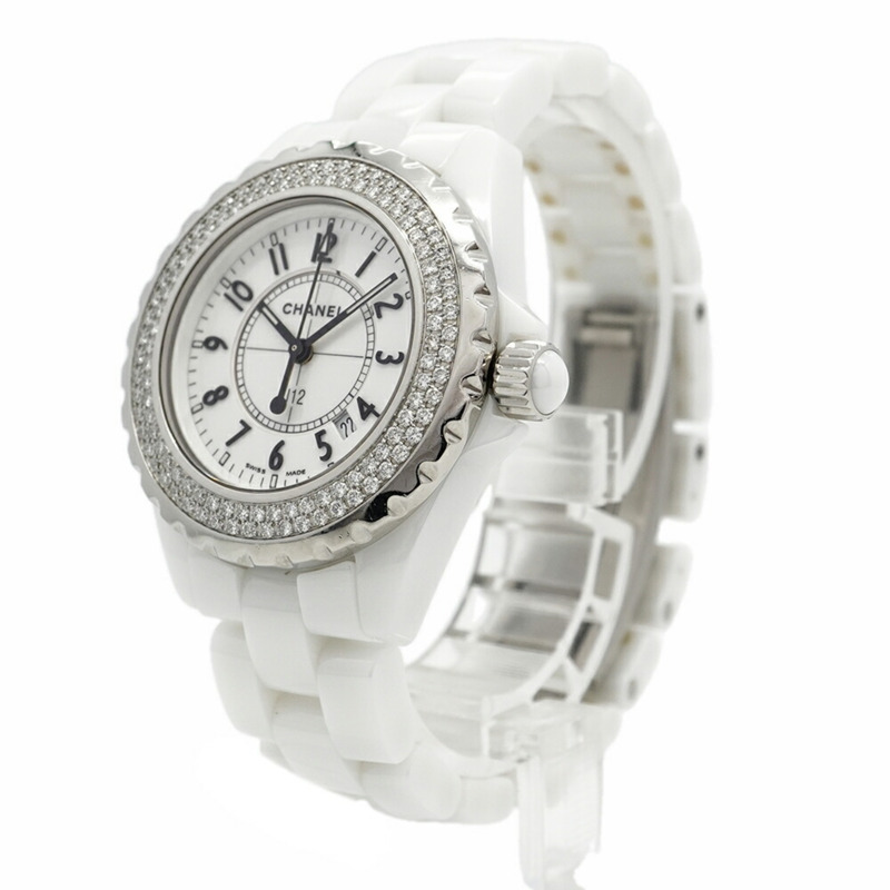 香奈兒 J12 H0967 白色錶盤小姐腕錶-2