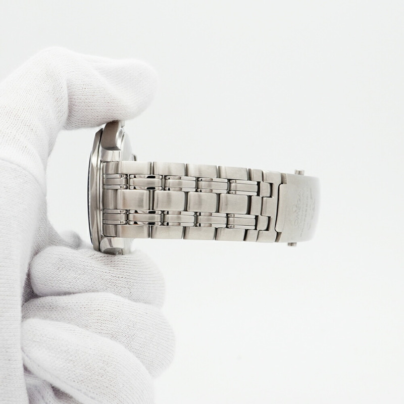 歐米茄海馬系列 2537.80 海軍藍錶盤男士腕錶-5