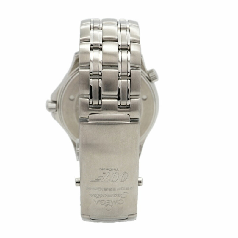 歐米茄海馬系列 2537.80 海軍藍錶盤男士腕錶-6