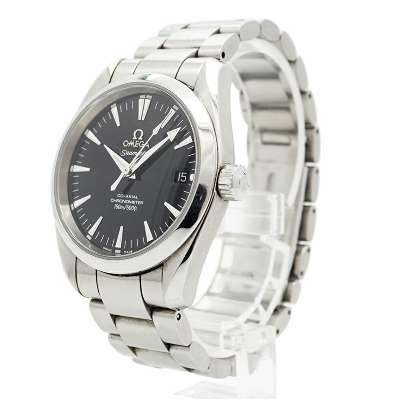 歐米茄海馬系列 2503.50 黑色錶盤男士腕錶-2