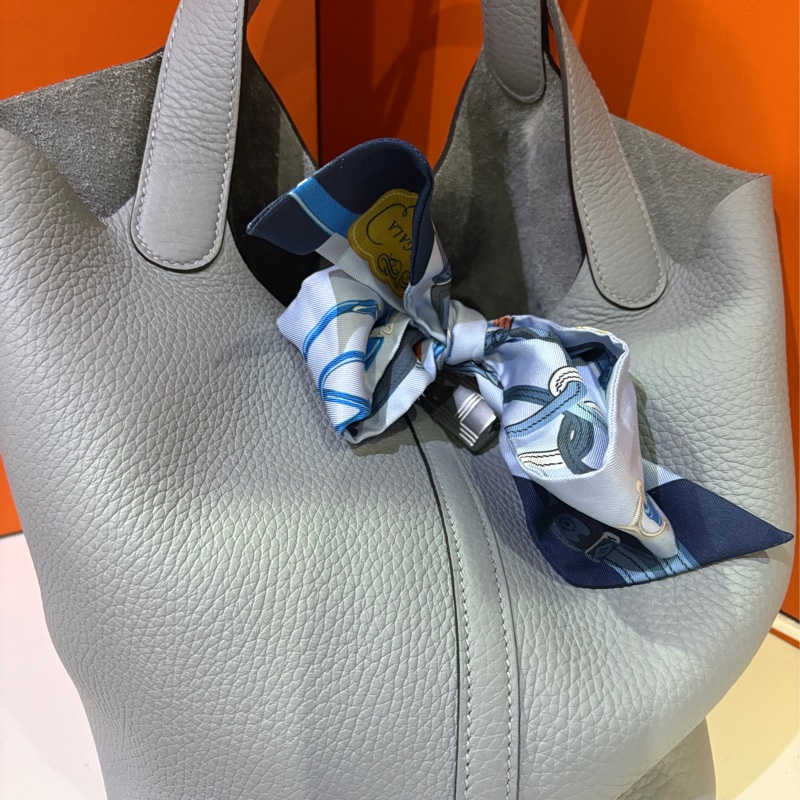 Hermes 2025SS 春夏新色(藍灰blue grey)Gris pantin Picotin 18 PM-1
