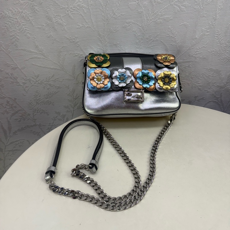 Fendi Baguette Cage leather handbag-1