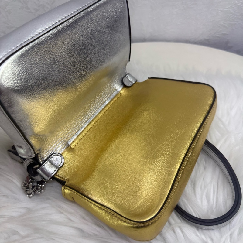 Fendi Baguette Cage leather handbag-15