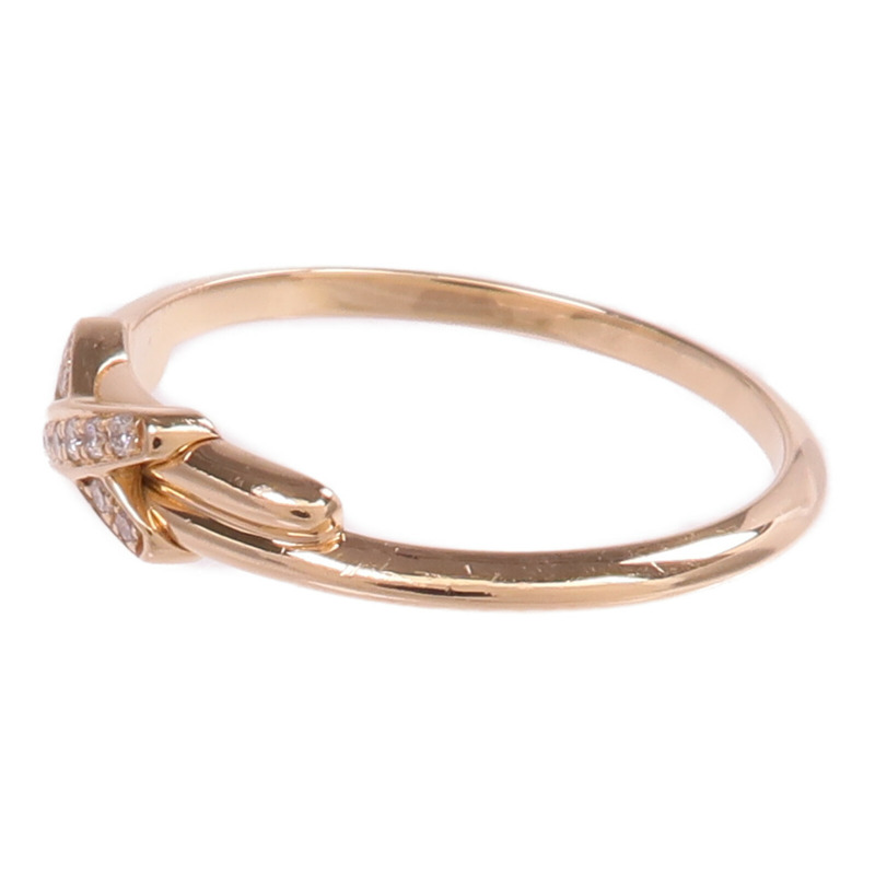 Chaumet 18K玫瑰金Jeux De Liens戒指Chaumet#52-2