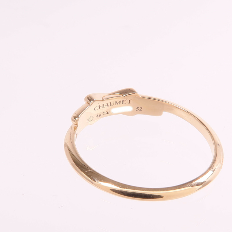 Chaumet 18K玫瑰金Jeux De Liens戒指Chaumet#52-4