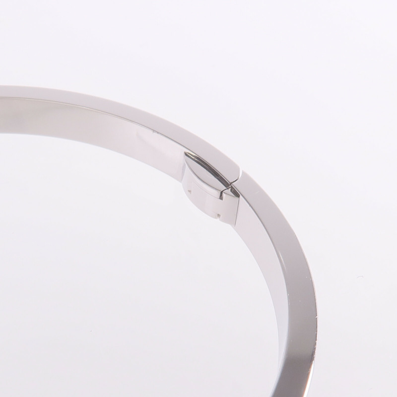 CARTIER 18K白金Love Bangle SM Full Diamond鑽石手鐲Cartier#16-5
