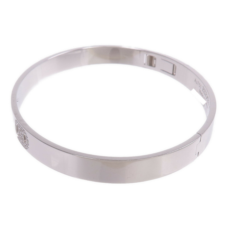 HERMES 18K白金H d'Ancre Bracelet鑽石手鐲-1