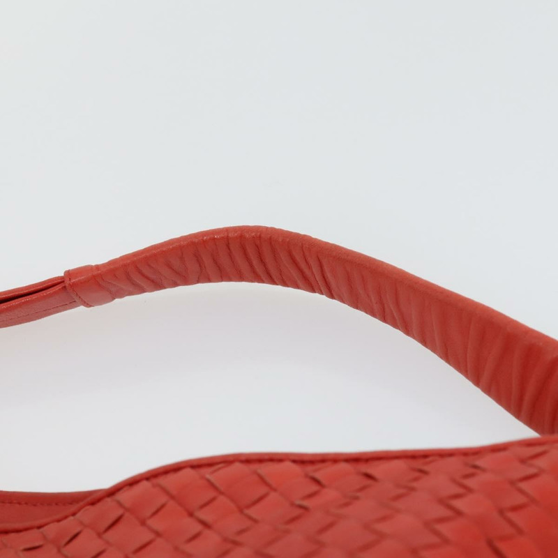 【日本直送】BOTTEGA VENETA INTRECCIATO 皮革單背包 紅色 金色 正品 159839V-7