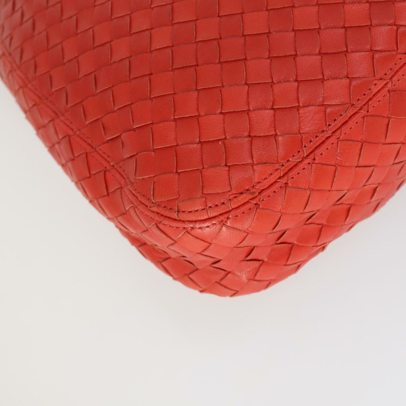 【日本直送】BOTTEGA VENETA INTRECCIATO 皮革單背包 紅色 金色 正品 159839V-14