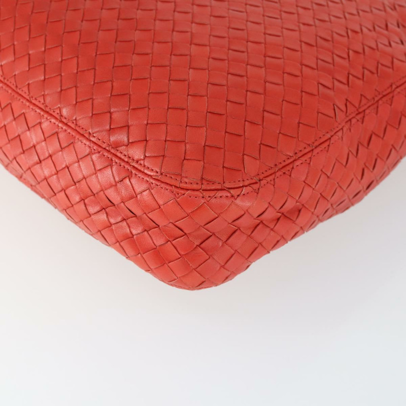 【日本直送】BOTTEGA VENETA INTRECCIATO 皮革單背包 紅色 金色 正品 159839V-15