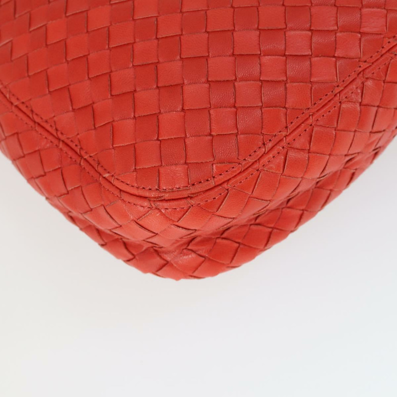 【日本直送】BOTTEGA VENETA INTRECCIATO 皮革單背包 紅色 金色 正品 159839V-16