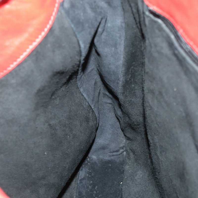 【日本直送】BOTTEGA VENETA INTRECCIATO 皮革單背包 紅色 金色 正品 159839V-17