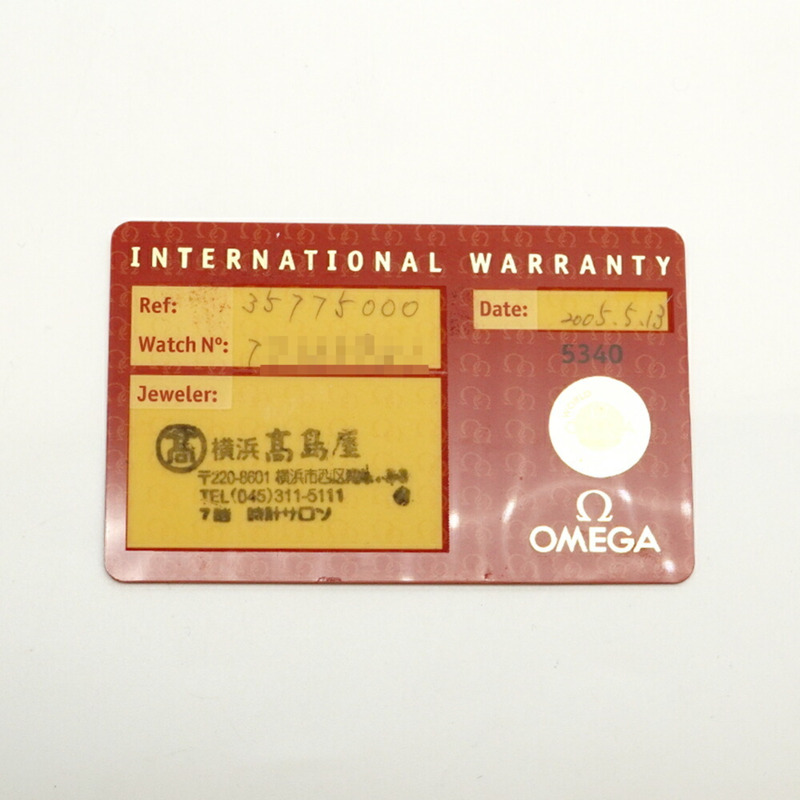 歐米茄超霸系列3577.50黑色錶盤男士腕錶-1