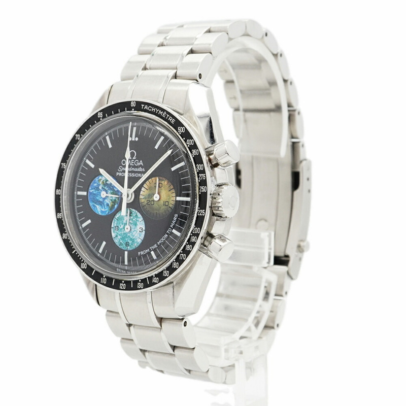 歐米茄超霸系列3577.50黑色錶盤男士腕錶-2