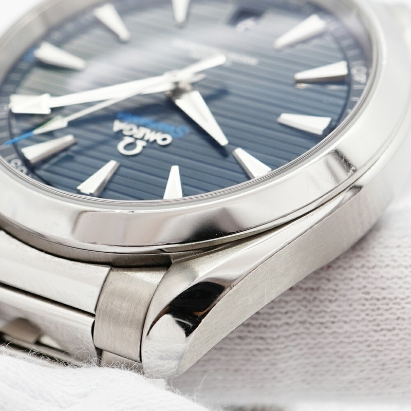 歐米茄海馬系列 220.10.41.21.03.001 藍色錶盤男士腕錶-7