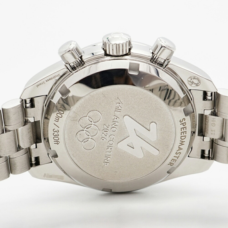 歐米茄超霸系列米蘭Cortina 2026 522.30.38.50.04.001 白色錶盤男士腕錶-5