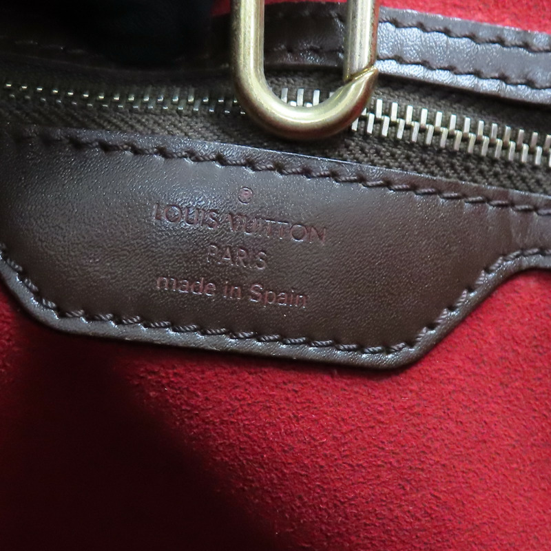 棕色 棋盤格 帆布 Hampstead MM 肩背包【LOUIS VUITTON LV 路易威登】 N51204-8