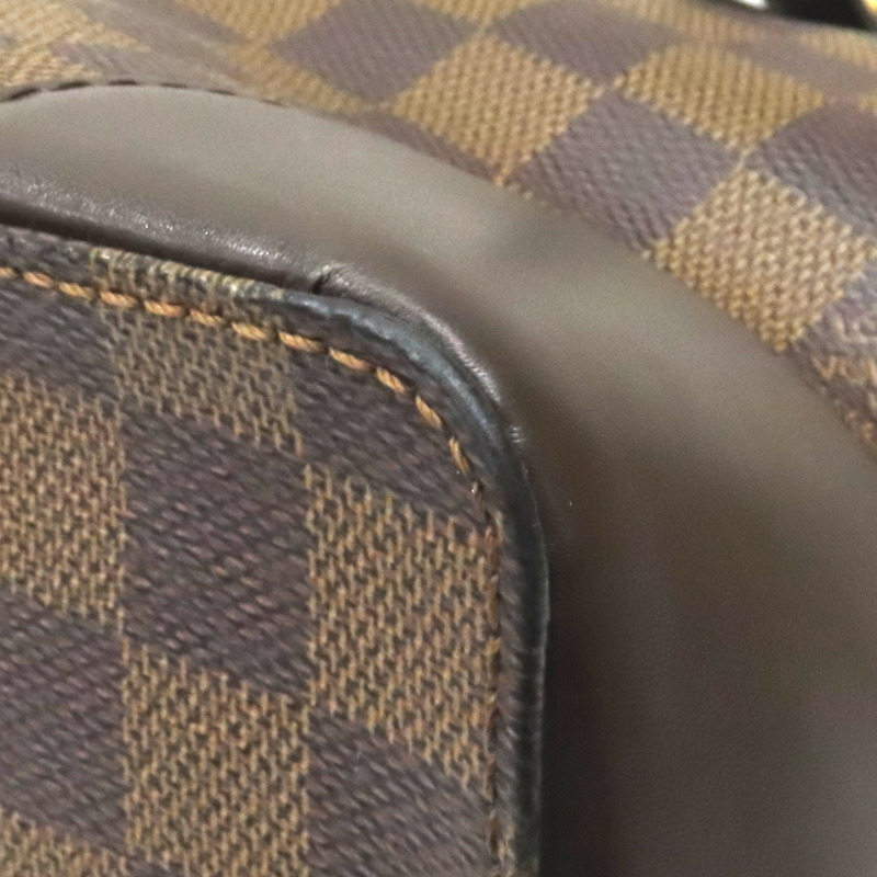 棕色 棋盤格 帆布 Hampstead MM 肩背包【LOUIS VUITTON LV 路易威登】 N51204-14