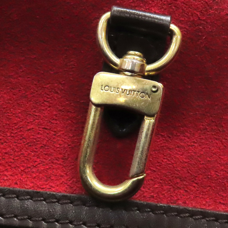 棕色 棋盤格 帆布 Hampstead MM 肩背包【LOUIS VUITTON LV 路易威登】 N51204-15