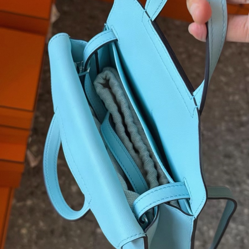 愛馬仕 halzan mini 微風藍-3