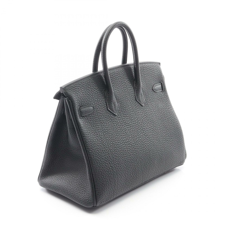 愛馬仕 Birkin 25 手提包,Togo 皮革,黑色,RG PGHW,二手女款-1