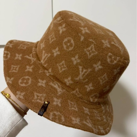 LOUIS VUITTON LV M77294 CARRY ON 咖啡 羊毛 漁夫帽 帽子