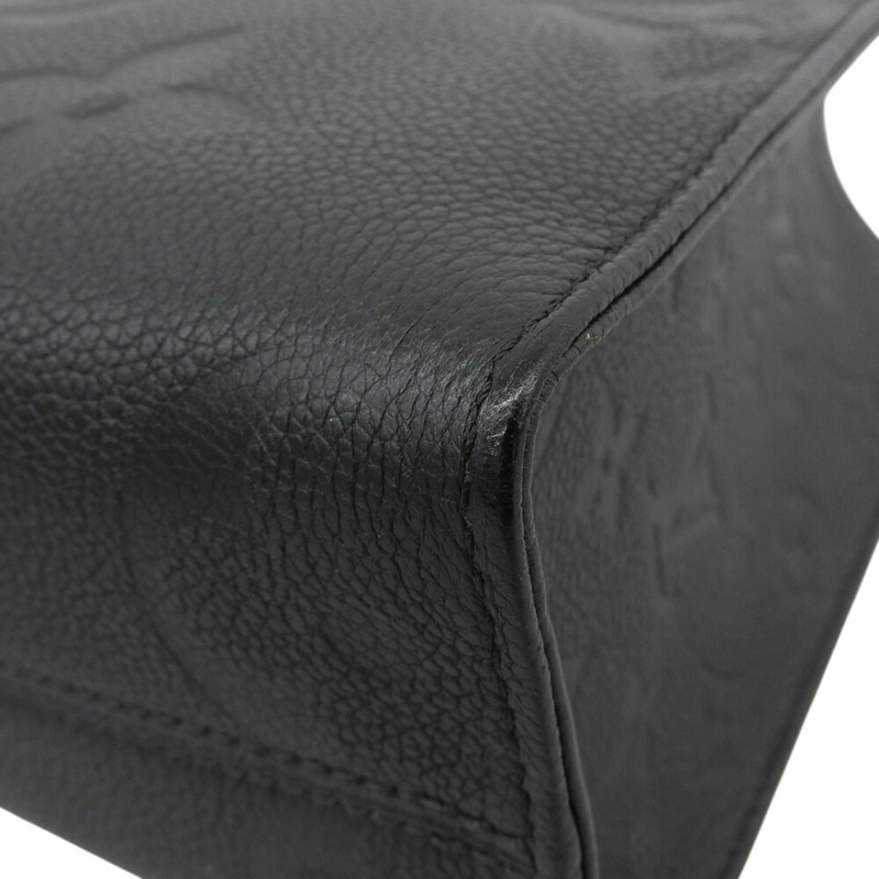 Louis Vuitton Monogram Empreinte On the Go PM 黑色皮革手袋 M45653-3