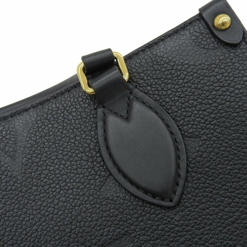 Louis Vuitton Monogram Empreinte On the Go PM 黑色皮革手袋 M45653-4