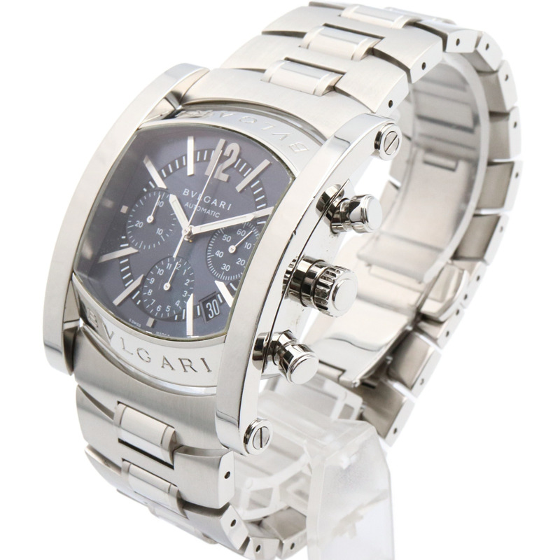灰色錶盤 不鏽鋼 Assioma 腕錶【BVLGARI 寶格麗】 AA48SCH-1