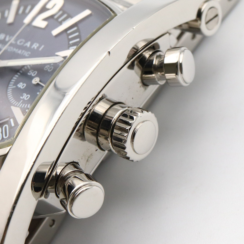 灰色錶盤 不鏽鋼 Assioma 腕錶【BVLGARI 寶格麗】 AA48SCH-5