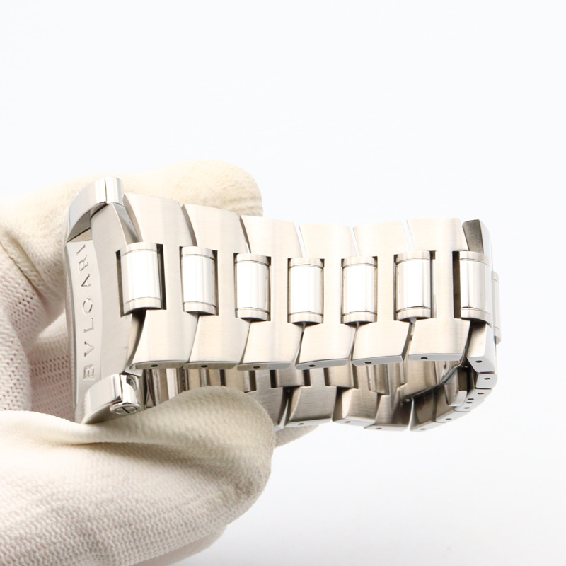 灰色錶盤 不鏽鋼 Assioma 腕錶【BVLGARI 寶格麗】 AA48SCH-7