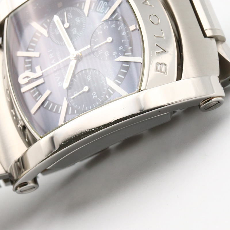 灰色錶盤 不鏽鋼 Assioma 腕錶【BVLGARI 寶格麗】 AA48SCH-13