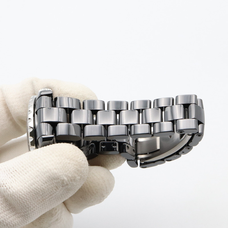 黑色錶盤 陶瓷 鑽石 不鏽鋼 J12 腕錶【CHANEL 香奈兒】 H5701-7