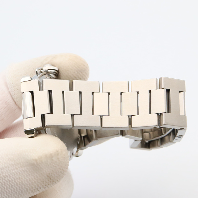 白色錶盤 不鏽鋼 Pasha C 腕錶【Cartier 卡地亞】 W31074M7-8