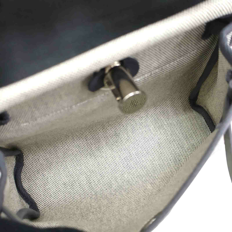 石板灰帆布 Herbag zip 20 肩背包 H085414CK W刻【HERMES 愛馬仕】 H085414CK-4