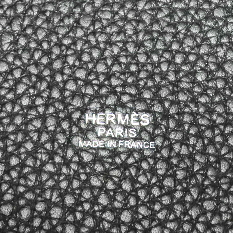 黑色 Taurillon牛皮 Picotin Lock 22 手提包 U刻 銀扣【HERMES 愛馬仕】 H060991CK-5