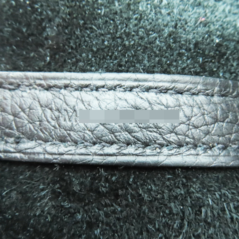 黑色 Taurillon牛皮 Picotin Lock 22 手提包 U刻 銀扣【HERMES 愛馬仕】 H060991CK-6