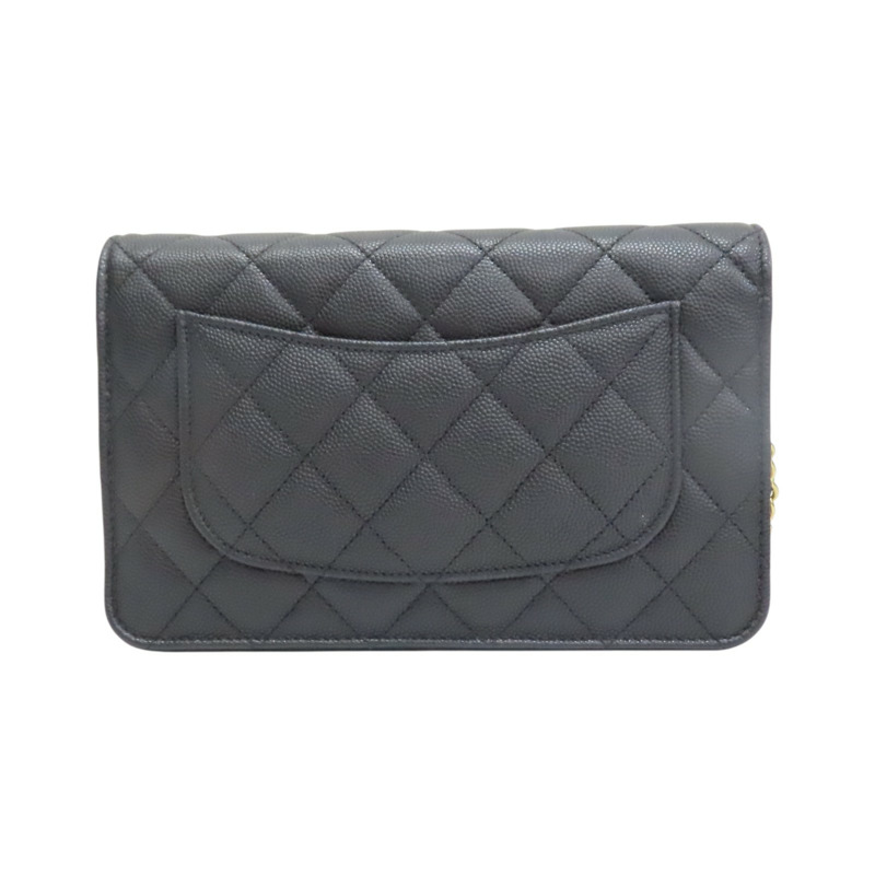 黑色 荔枝紋 牛皮 WOC Casino 肩背包【CHANEL 香奈兒】 AP3076-1