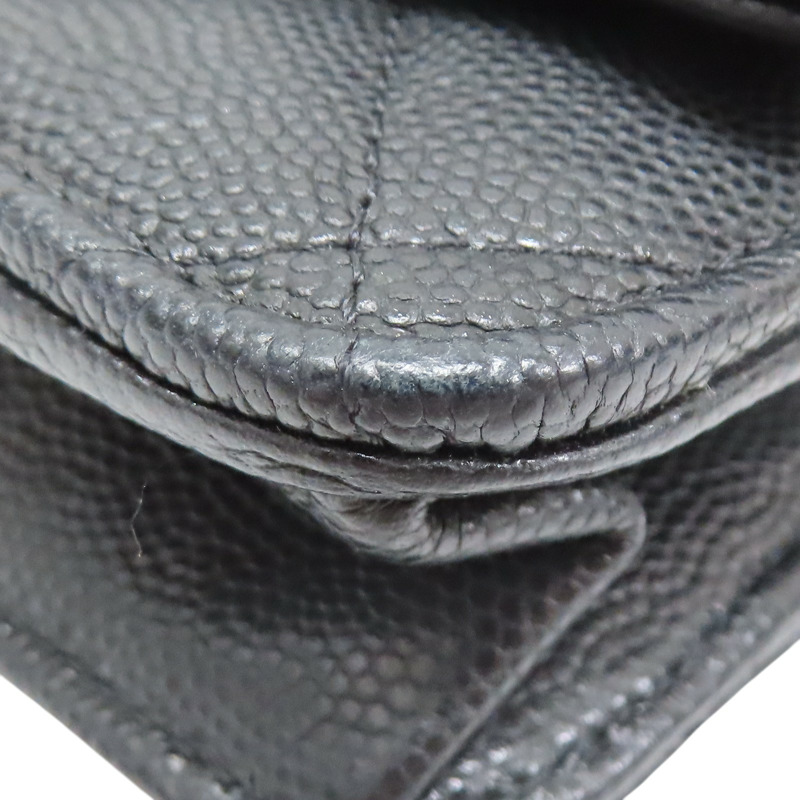 黑色 荔枝紋 牛皮 WOC Casino 肩背包【CHANEL 香奈兒】 AP3076-13