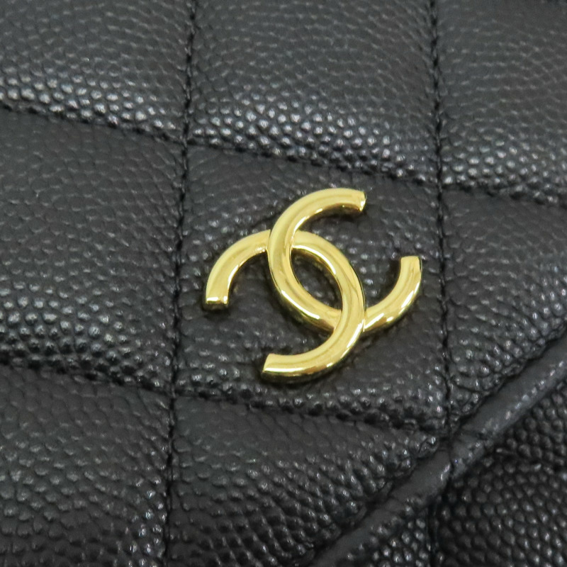 黑色 荔枝紋 牛皮 WOC Casino 肩背包【CHANEL 香奈兒】 AP3076-17