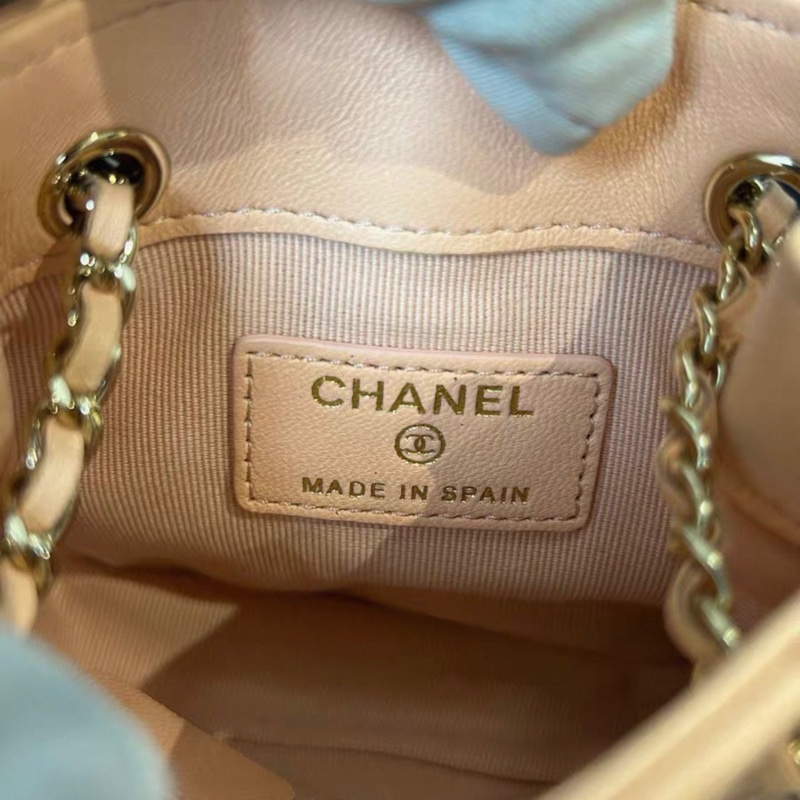 【97新 ✨ 全網最低價!】Chanel 香奈兒 22C 小廢包 淡橘粉 金扣 單肩斜挎包(下單前先詢問庫存❗️)-15