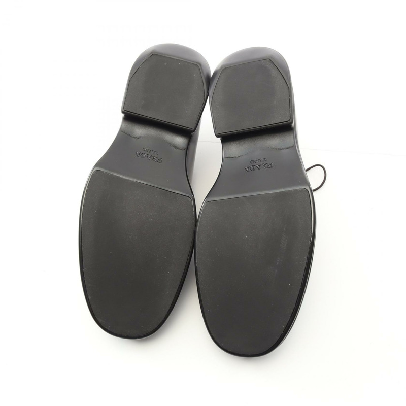 PRADA 棕色磨砂皮樂福鞋,男士二手-3