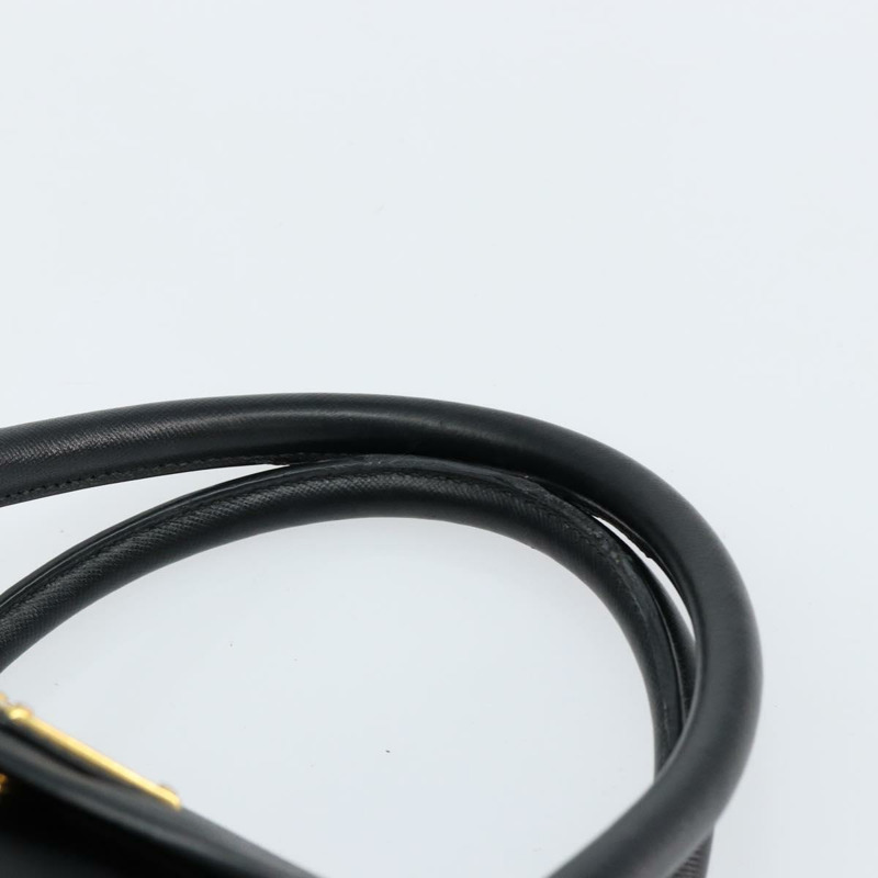 【日本直送】PRADA 尼龍手提包 黑色 金色 正品 148636-13