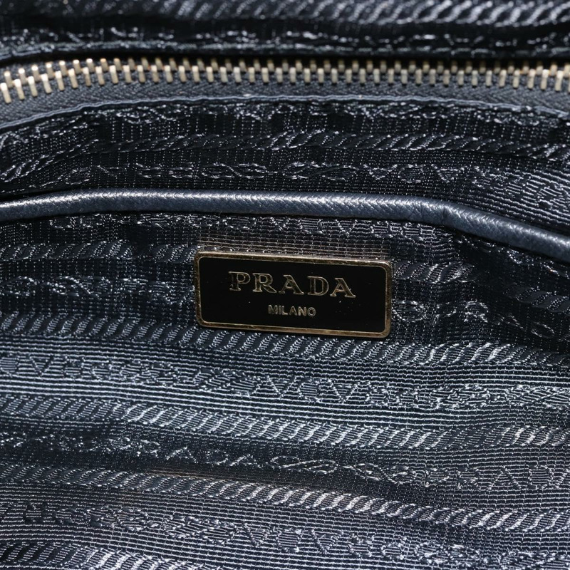 【日本直送】PRADA 尼龍手提包 黑色 金色 正品 148636-19
