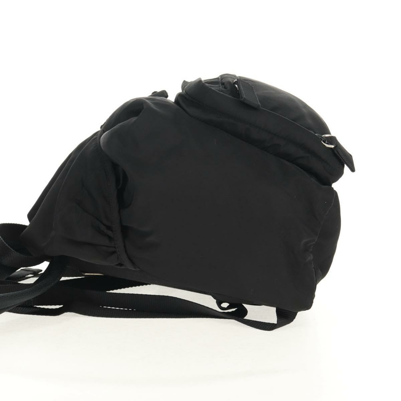 【日本直送】PRADA 雙肩包 尼龍 黑色 銀色 正品 153638V-2