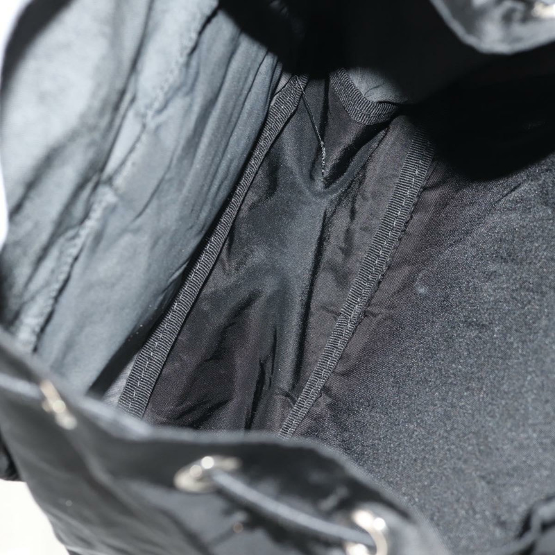 【日本直送】PRADA 雙肩包 尼龍 黑色 銀色 正品 153638V-8