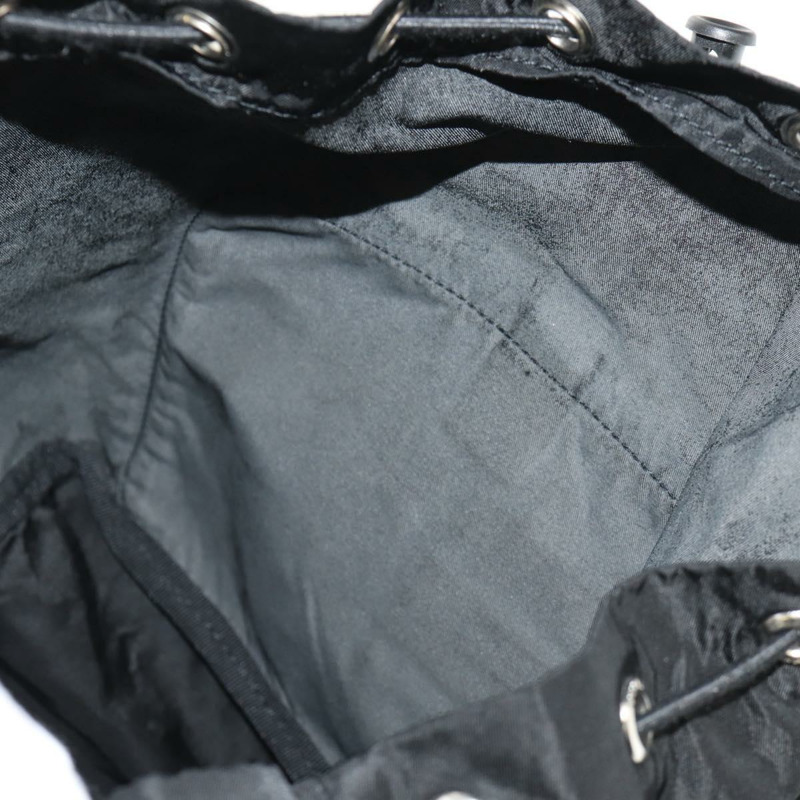 【日本直送】PRADA 雙肩包 尼龍 黑色 銀色 正品 153638V-9