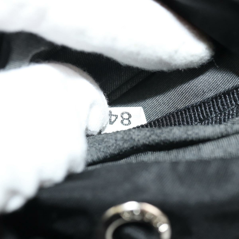 【日本直送】PRADA 雙肩包 尼龍 黑色 銀色 正品 153638V-10
