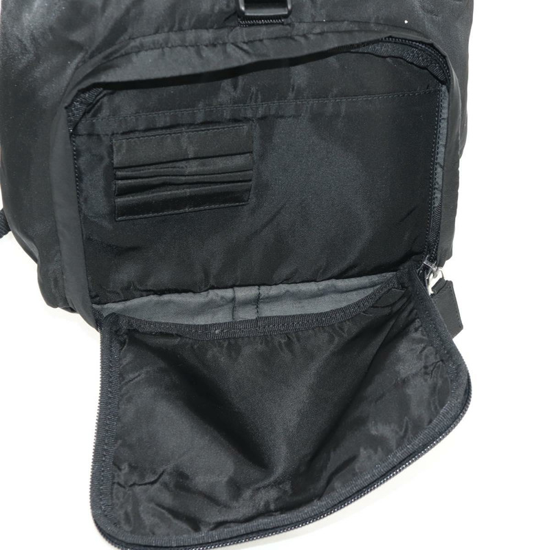 【日本直送】PRADA 雙肩包 尼龍 黑色 銀色 正品 153638V-24